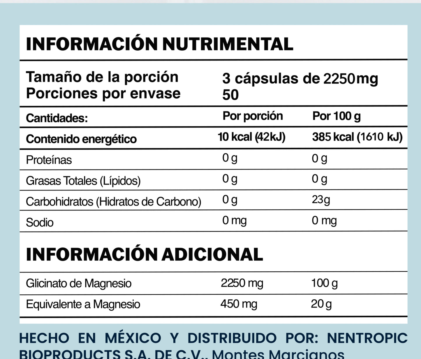 Glicinato de Magnesio