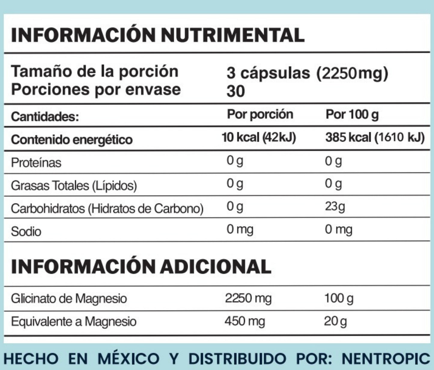 Glicinato de Magnesio